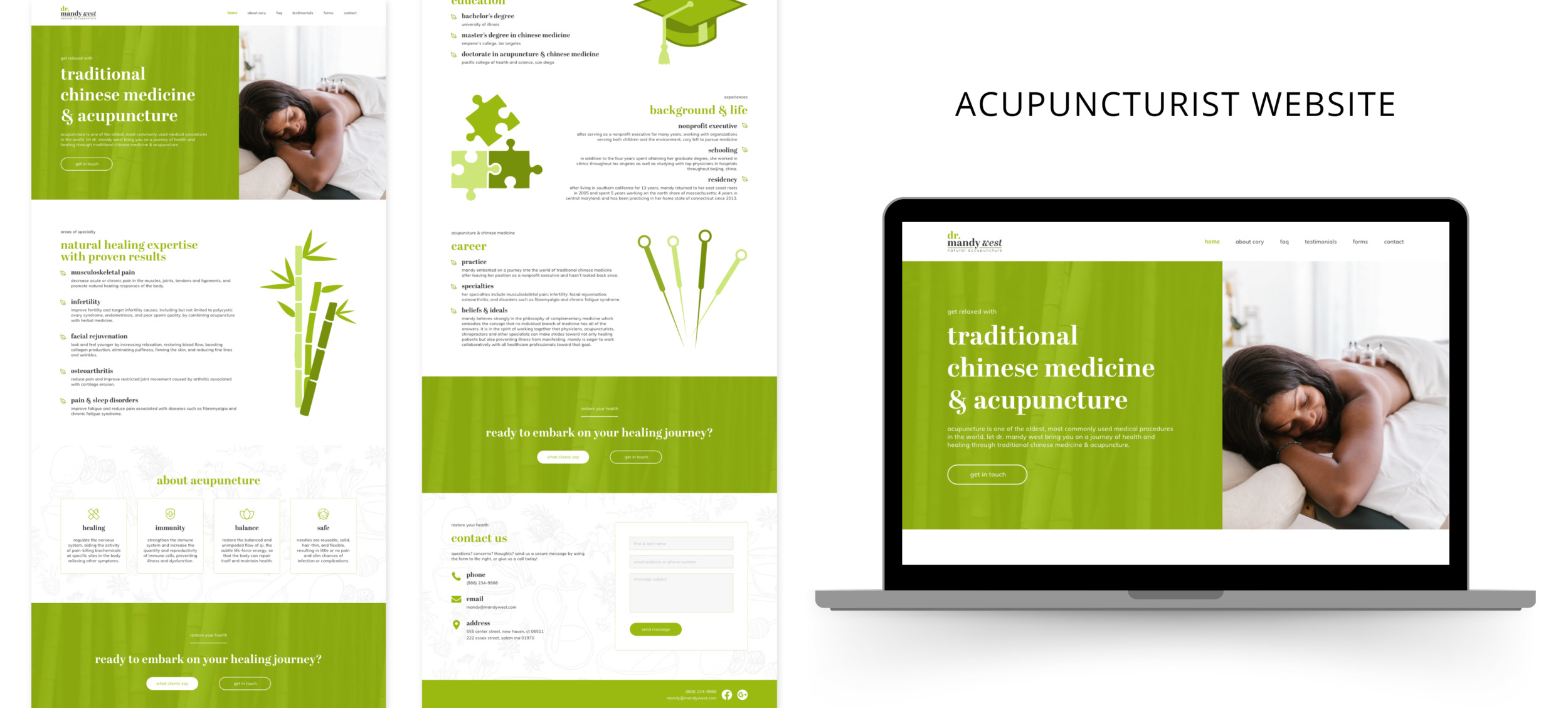Acupuncturist website Templates